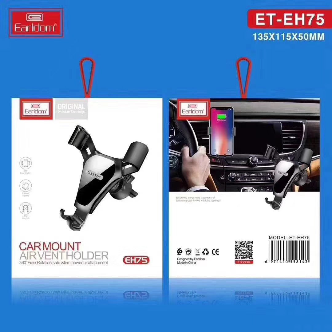Earldom Gravity  Car Mobile phone holder air vent mount GPS car phone holder for 4-6.7''phones Earldom Gravity  Car Mobile phone holder air vent mount GPS car phone holder for 4-6.7''phones